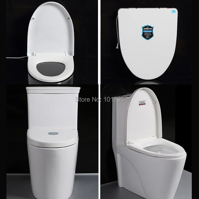 4 Model and Size of PP Material Slow Close Heating Toilet Seats