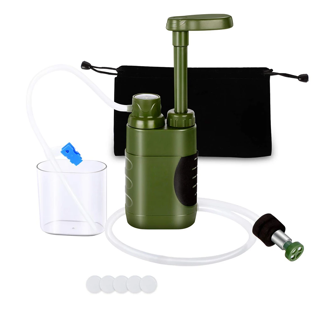 

Outdoor Water Filter Straw Water Filtration System Water Purifier for Family Hiking Emergency Outdoor Camping Equipment