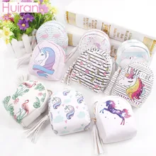 Huiran-regalos de fiesta de unicornio, regalos de boda para invitados, fiesta de cumpleaños, recuerdos de Baby Shower para niña