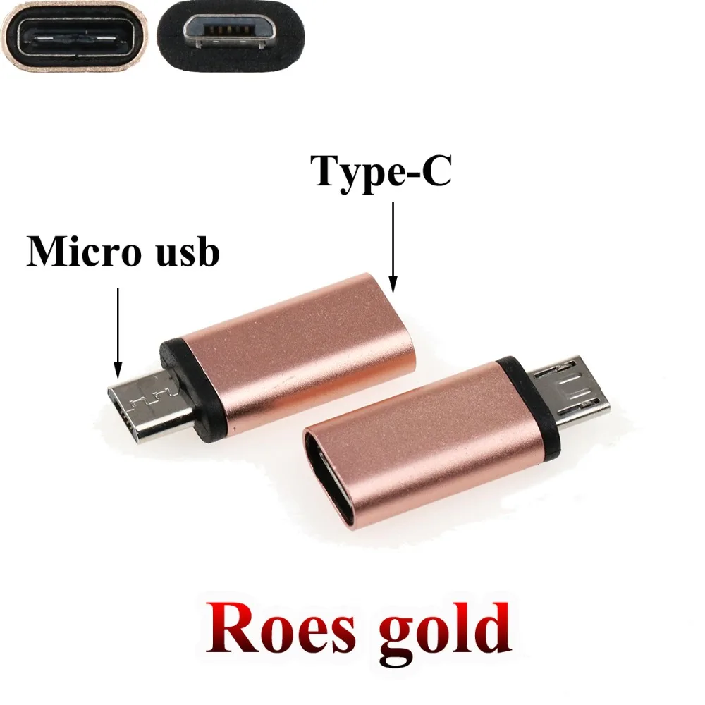 Юйси тип-c гнездовой разъем для Micro USB 2,0 Мужской USB 3,1 конвертер данных адаптер для Android для Xiaomi Mi5 для huawei тип-c