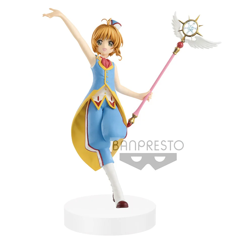 

Tronzo Original Banpresto Action Figure Card Captor Sakura Figure PVC Collection Model Toys Cartoon Magical Girl SAKURA Figurine