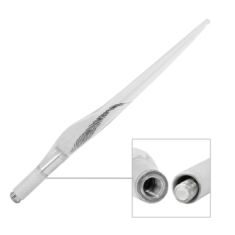

Pro Manual Tattoo Pen PCD Eyebrow Microblading Machine Set For 3D Permanent Makeup Include 50pcs 9R Needles Blades Tools Tebori