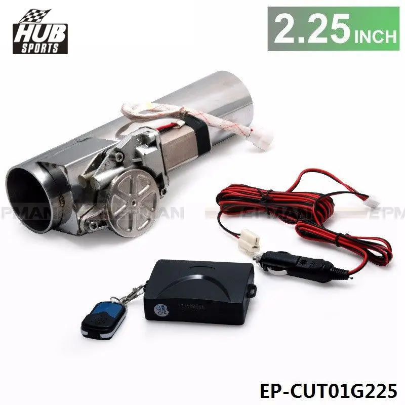 2.25&quot I Type Electric Exhaust Catback Downpipe E Cutout Valve System Remote Kit For Toyota avensis HU CUT01G225|kit kits|kit electrickit toyota |