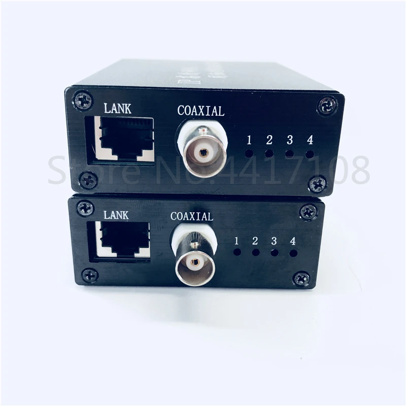 1 пара 10/100 м BNC к rj45 порту IP удлинитель CCTV HD видео EOC slave Ethernet через коаксиальный до 2