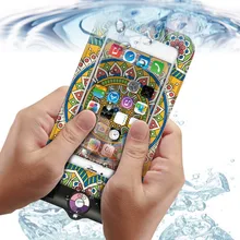 Сумки для плавания водонепроницаемая сумка Солнцезащитная УФ шторка датчик подводный чехол для телефона для всех моделей 3,5 дюймов-6 дюймов мобильный телефон