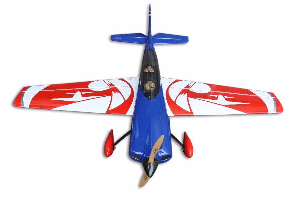 Новая цветная схема Sbach 20cc 64 &quot20cc rc самолет Oracover пленка ARF RC Balsa деревянная модель