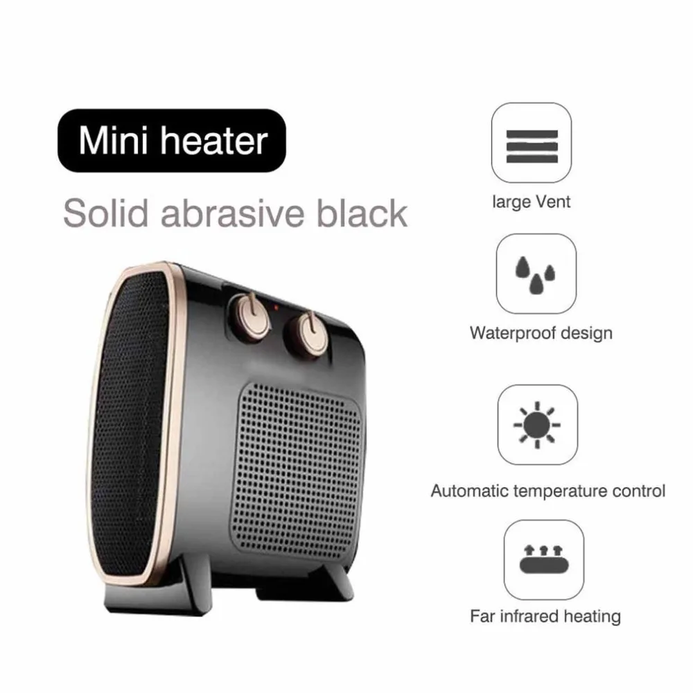 

Electric Heater Mini Fan Heater Desktop Household Wall Handy Heater Stove Radiator Warmer Machine