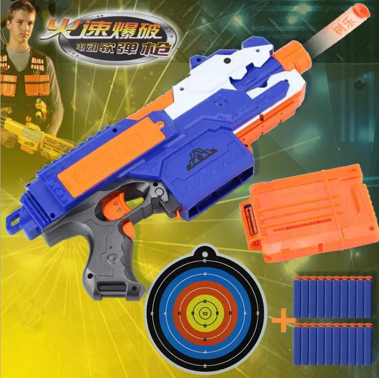 

Sniper Rifle Plastic Toy Gun Soft Bullet Toy Gun 20 Bullets 1 Target Electric Gun Toy Birthday Gift Toy For Child Boy