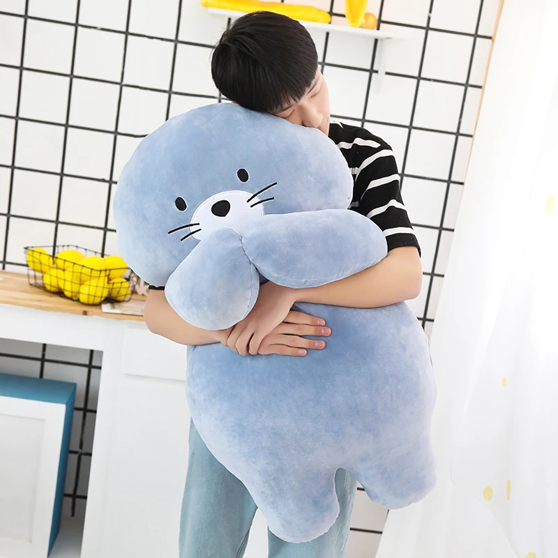 

Soft Large Cat Plush Toys Giant Polar Bear Stuffed Animal Appease Toy Soft Pillow Doll Gift Children Christmas gifts