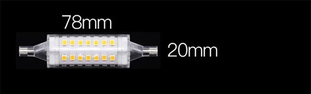 R7S 78mm 118mm LED Flood Light Bulb 2835 SMD 12W 16W Replacement Halogen Lamps J78 J118 LED Corn Lamparda r7s 110V 220V,White,78mm 12W 110V 