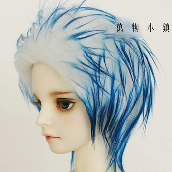 

New 1/12 3-4 inch 9-10cm 1/8 4-5 inch 12cm 14cm BJD White blue For AE PukiFee lati Doll Antiskid BJD Doll Wig