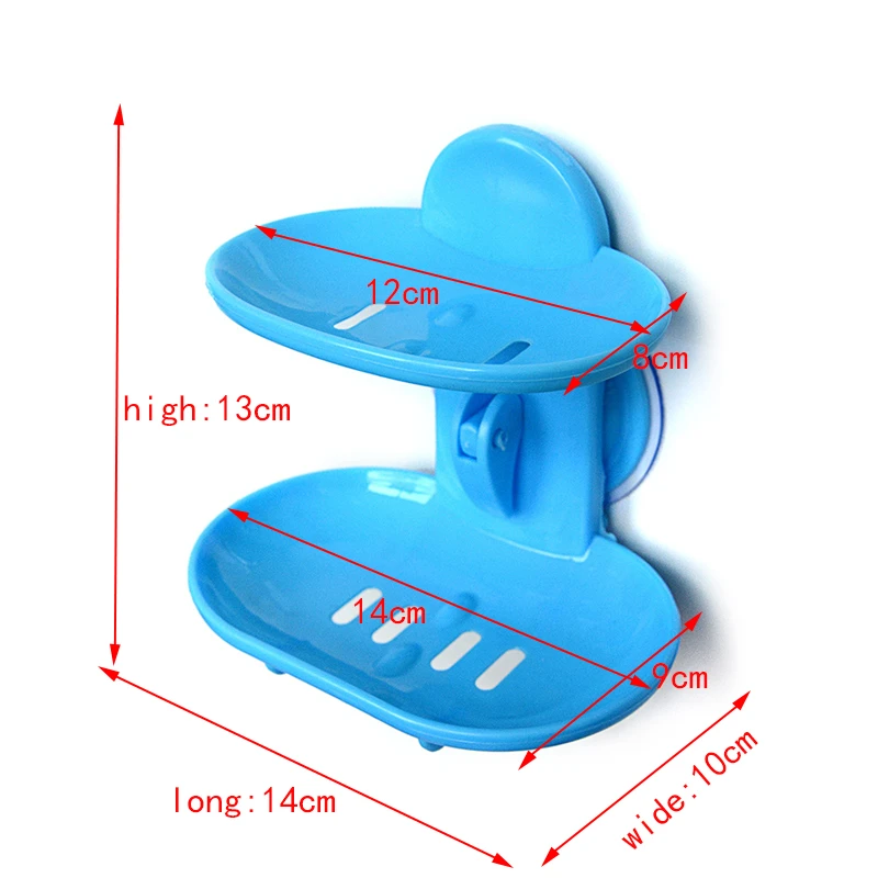 Двухслойная мыльница слив ванной сильная присоска мыльница Корзина для хранения мыльница подставка белый синий розовый зеленый