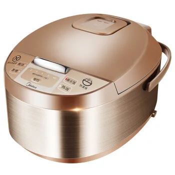 

10 Hour Reservation New Fine Cooking Technology Electric Rice Cooker 5L Large Capacity Metal Pot Intelligent Kitchen Appliance