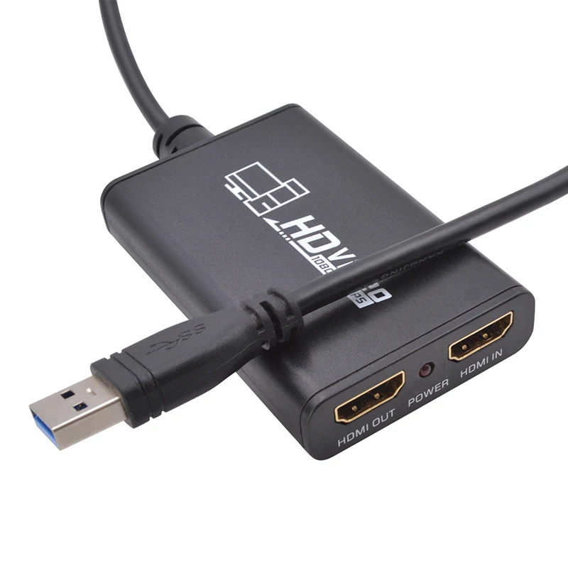 Приставка для видеосъемки Kebidu HDMI USB 3 0 1080P|Кабели USB| |