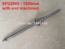 1 шт. Шариковый винт SFU2005-1200 мм и 1 шт. Ballnut для ЧПУ для BK/BF15 стандартная обработка