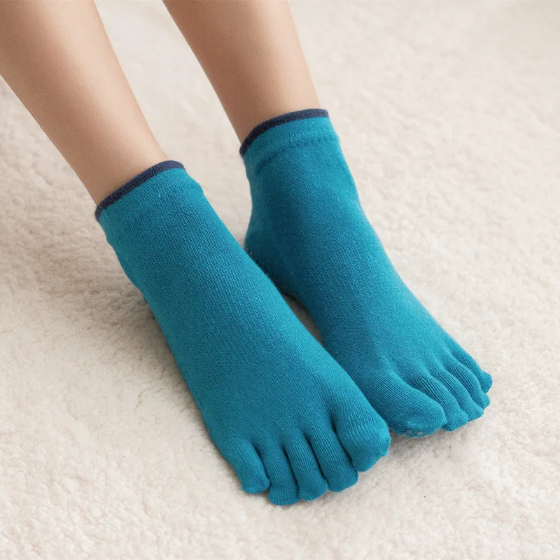 2 пары, женские хлопоковые носки для йоги, стандартные, четыре сезона, для девочек, сплошной цвет дышащий, носки для девочек, для занятий йогой в помещении