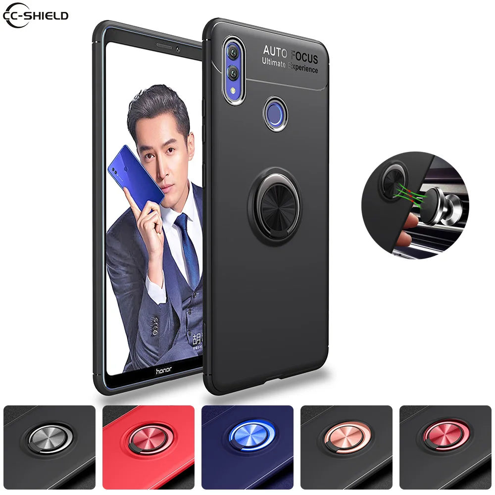 

Soft Silicone Case for Huawei HONOR NOTE 10 RVL-AL09 Case Metal Ring Phone Cover for Huawei HONOR NOTE10 RVL AL09 TPU Cases capa