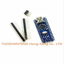 Freeshipping ! 1pcs/lot Nano 3.0 controller compatible for arduino nano CH340 USB driver NO CABLE
