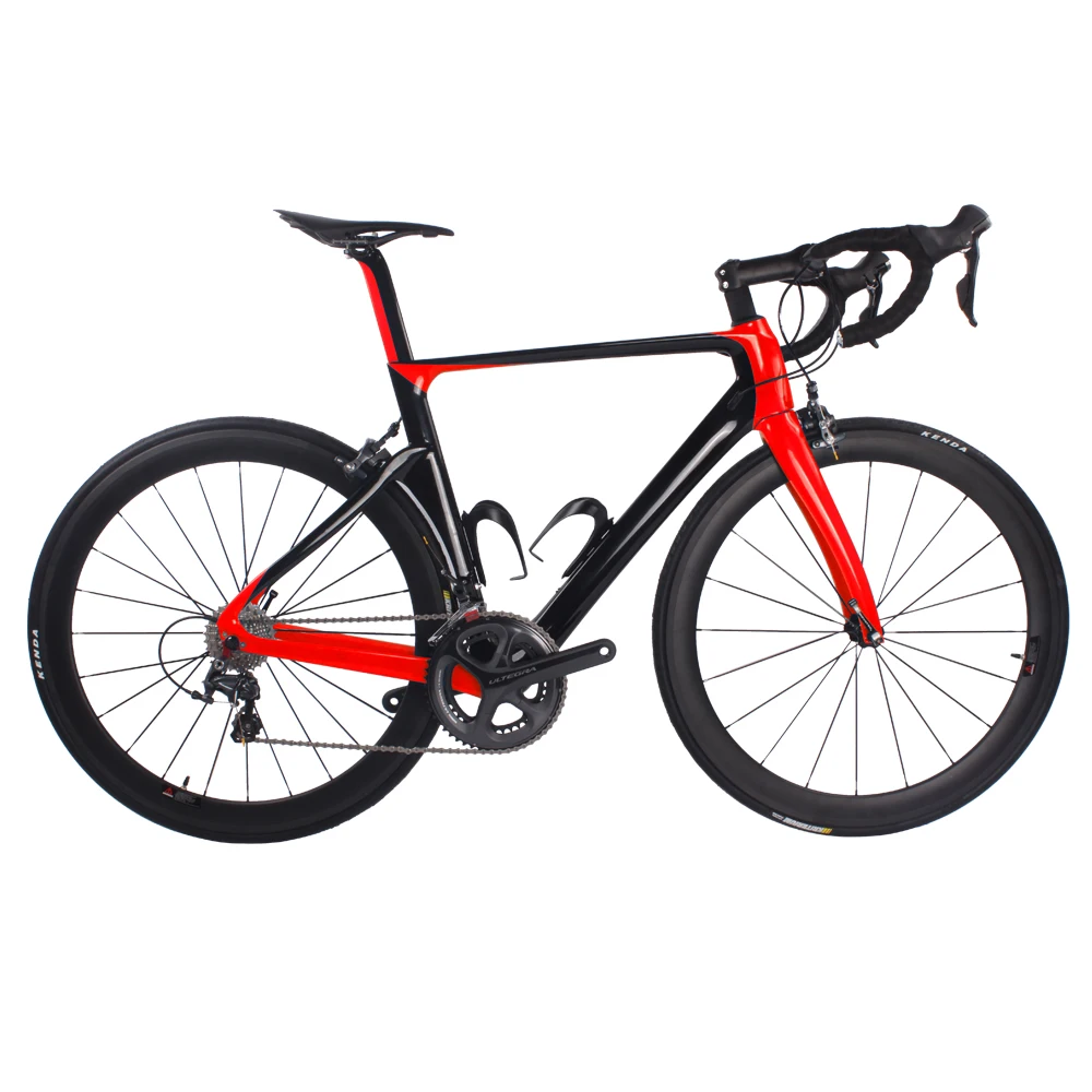 Sale Cheapest Chinese Aero Full Carbon Complete Road Bike High Quality 700C Carbon Fiber Road Bike Complete Bicycle 3