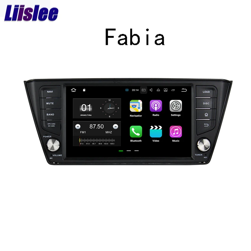 

Liislee For Skoda Fabia 2015~2017 Car Navigation GPS Android Audio Video Radio HD Touch Screen Multimedia Stereo Player.