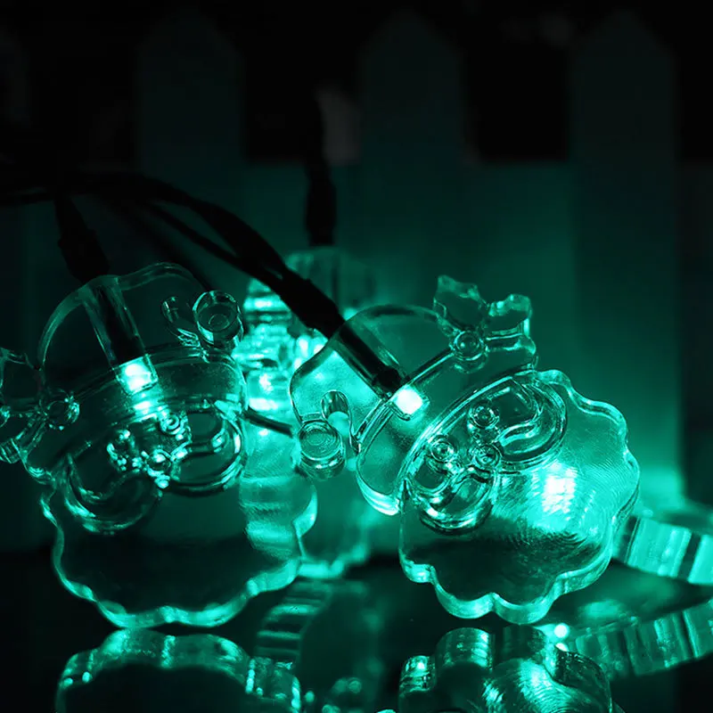 DCOO New 30 LEDs Santa Claus Shape Solar String Lights Solar Powered Waterproof for Christmas Tree Patio GardensParty Decoration
