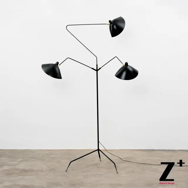 Replica item Serge Mouille lights Designer lighting rion black ... Replica item Serge Mouille lights Designer lighting rion black ...