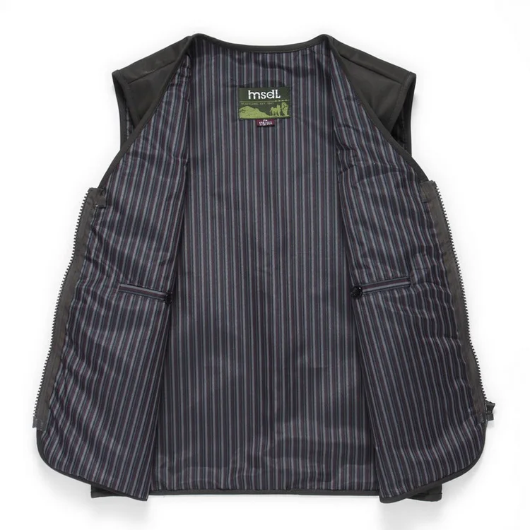 Black Friday Grandwish Mens Cotton Casual Cargo Sleeveless Vest Male Collarless Waistcoat Men Multi Pockets Zipper Vests Plus Size 4XL,DA847