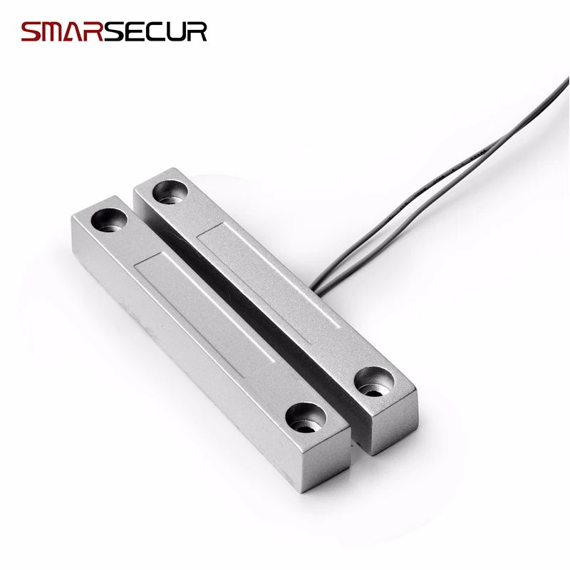 Smarsecur проводной дверной/оконный датчик, магнитный переключатель домашняя охранная сигнализация детектор MC-58 для GSM сигнализация Wi-Fi Системы