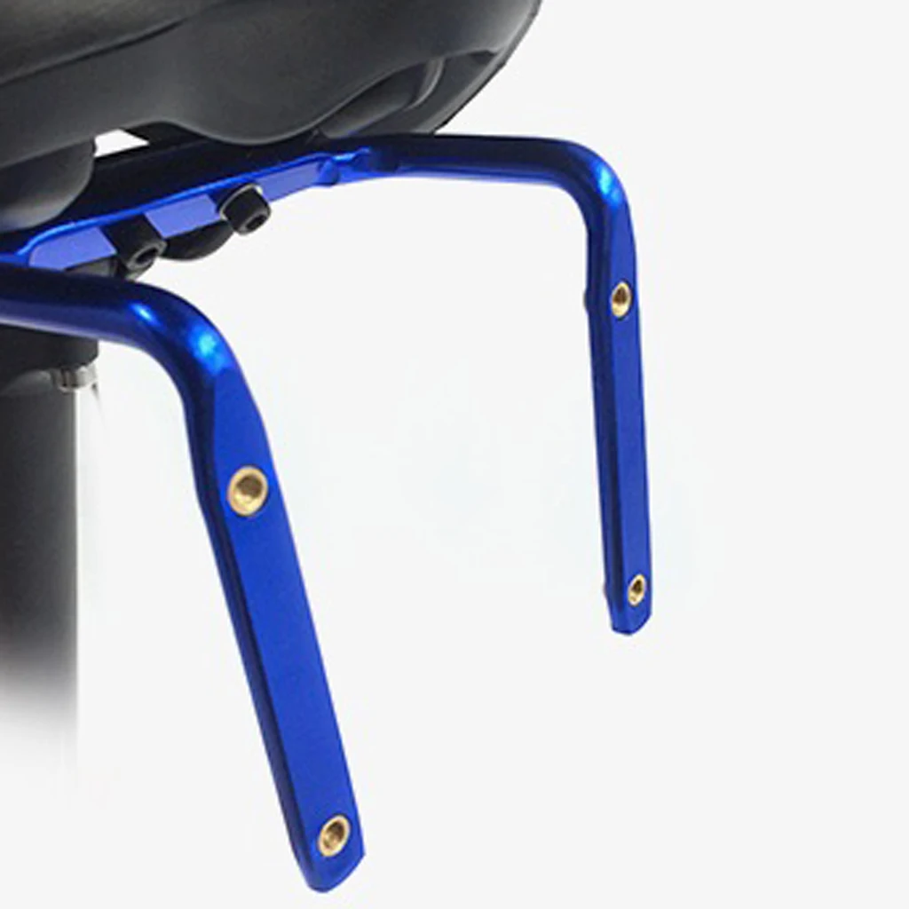 Dual Water Bottle Cage Adapter Aluminium Alloy Double Bottles Bracket Rack for Bike Bicycle Cycling Back Seat Post Saddle