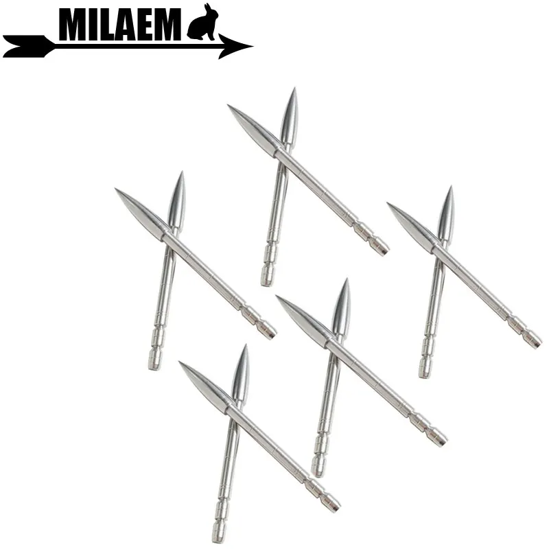 

12pcs Archery Insert Arrowhead 100/120/150 Grains ID 4.2 mm Insert Arrowhead Target Point Broadhead Hunting Accessory