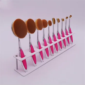 

10 Holes Stand For Make Up Brush Holder High Quality Make Up Drying Rack Organizer Cosmetic Foundation Brushes Dryer Stand Tools