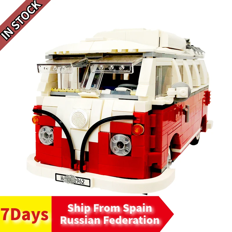

Technic Big Bus Car Camper Van Car-styling 1354PCS Creators Expert Model Block Compatible Technicly Kids Toy