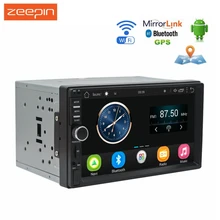 Universal GPS Navigation WiFi Car Multimedia Player 2din AM FM Stereo Auto Radio 7”Touch Screen Car MP5 Player Cam for VW Honda