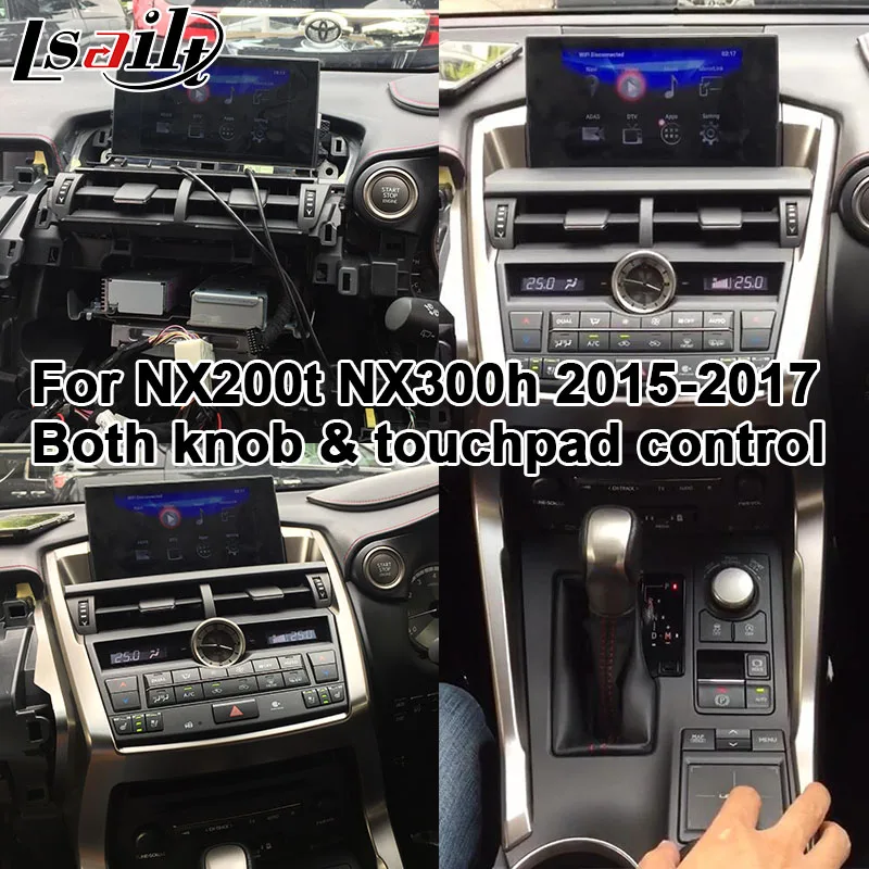 Android/carplay интерфейсная коробка для Lexus NX200t NX300h NX300 NX- и т. д. видео интерфейс gps навигация по lsailt