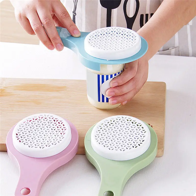 

Saingace High Quality creative design New Professional Multifunction Steel Safety Side Cut Manual Can Tin Opener Bottle Openers