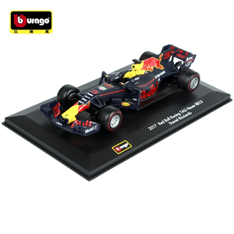 

Bburago 1:32 2017 red bull racing tag heuer rb13 3 13 car diecast 142*55*30mm motorcar diecast car models max verstappen 41228