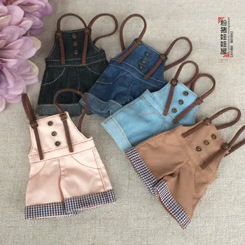 

1/6 BJD Doll daily suspender shorts pants - Blyth azone licca momoko