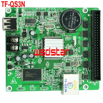 

TF-QS3N USB+Gigabit Ethernet LED screen controller 320*64 160*128 1*50 Pin Full color asynchronous LED control card 2pcs/lot