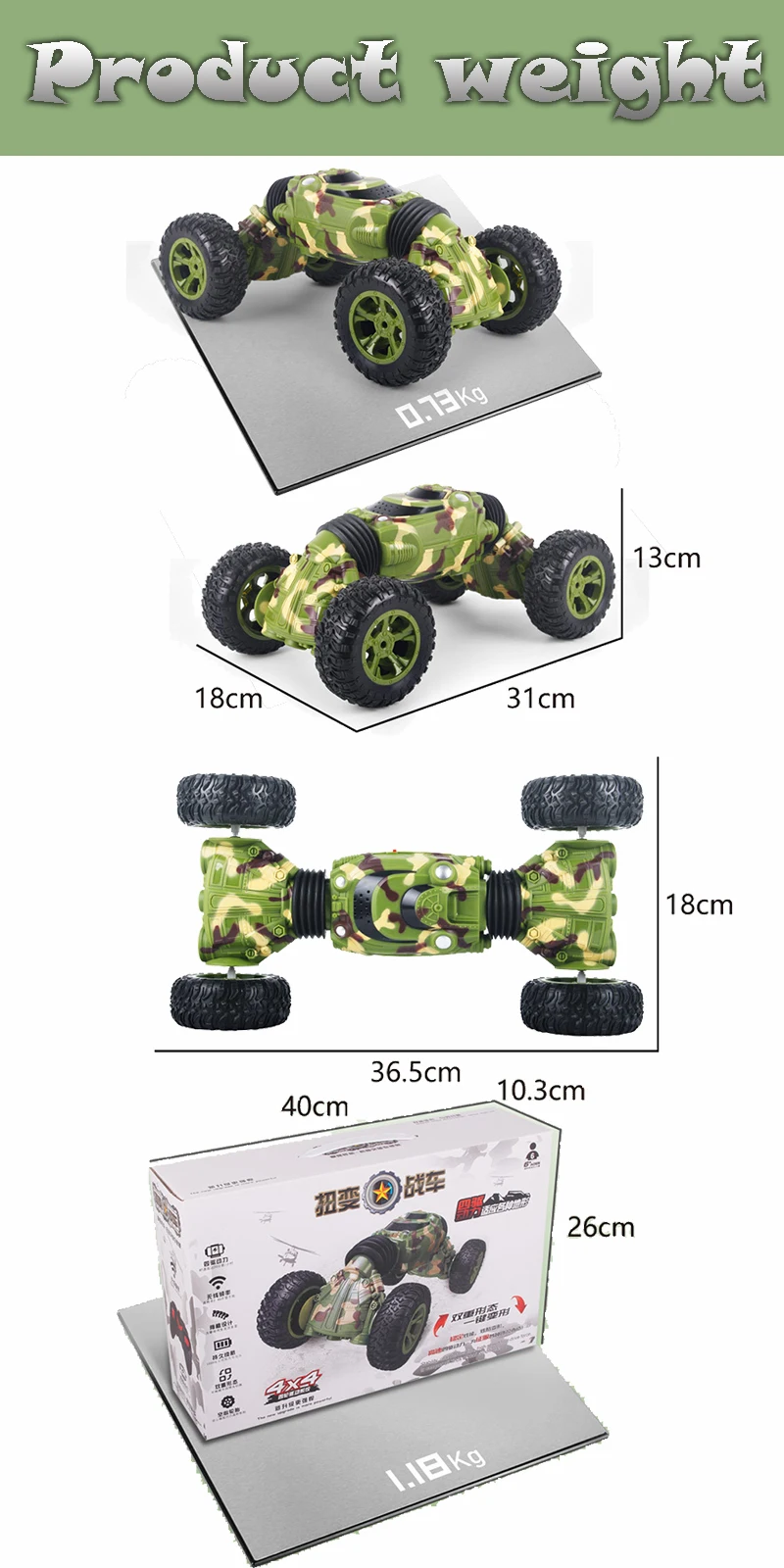 1:16 RC автомобиль 4WD скалолазание автомобиль двойные двигатели Bigfoot автомобиль дистанционное управление модель внедорожника игрушечный ползунок вождение автомобиля Дрифт