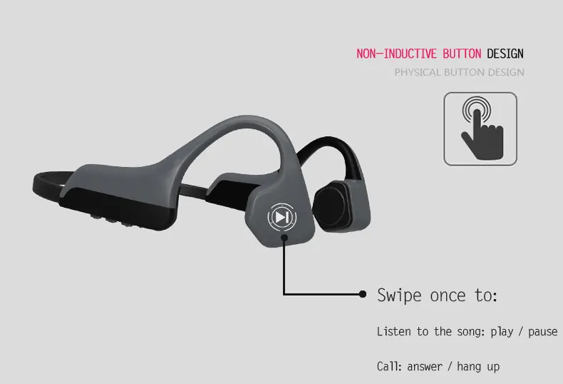 Touch The keys Edition гарнитура с костной проводимостью Беспроводная Bluetooth для занятий спортом на открытом воздухе бас наушники для микрофона Bluetooth наушники