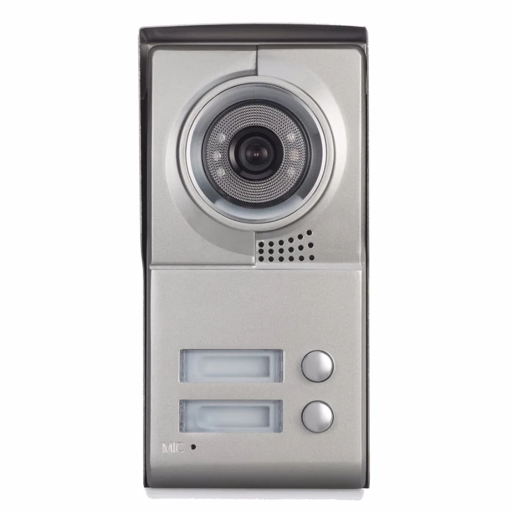 Проводной 7 "TFT цвет телефон видео домофон дверные звонки системы комплект ИК домофон с камерой мониторы динамик ночь Viewera