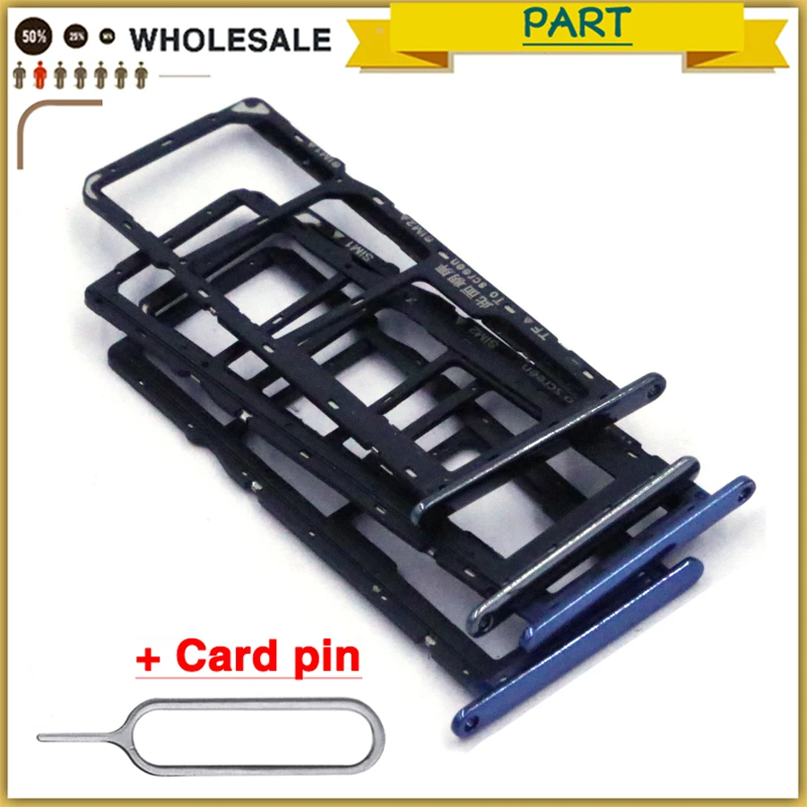 

new SIM Card for Huawei Y6 prime 2018 / Y6 2018 Sim Card Micro SIM Card SD Reader Holder Sim Tray Adapter Replacement