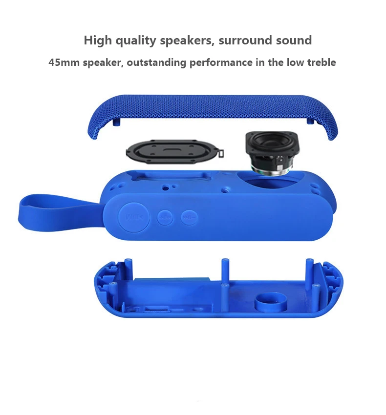 Q106 супер бас беспроводной HIFI Bluetooth динамик 3D стерео сабвуфер аудио магнитофон