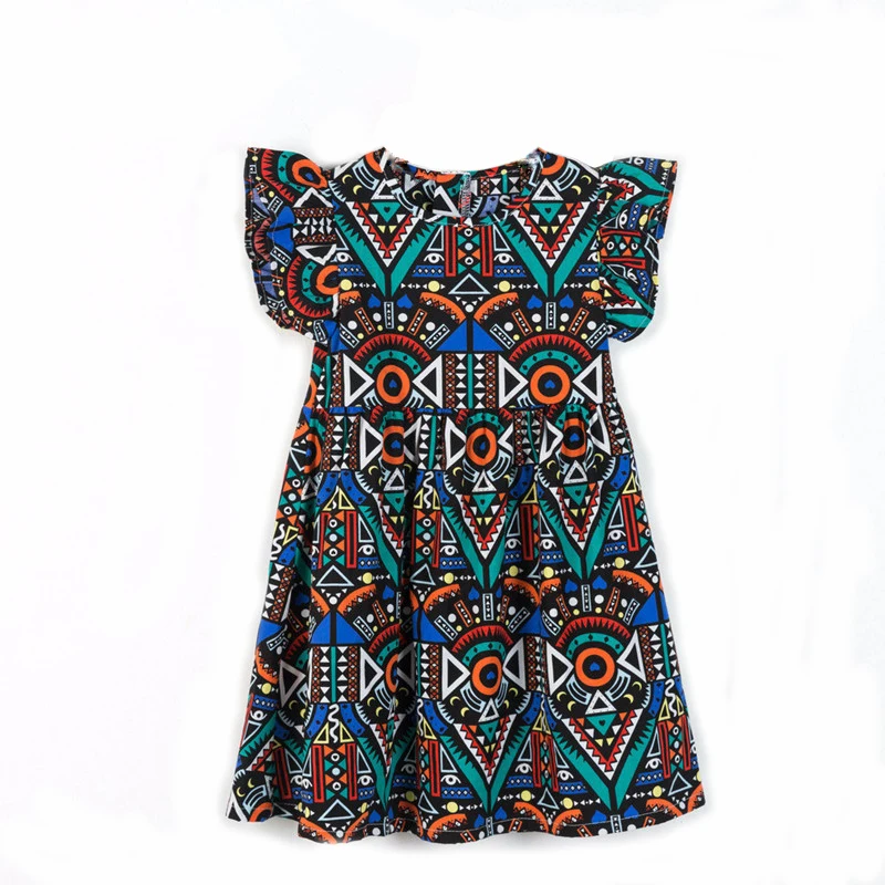 

Girls Casual Cotton Dresses Summer Children Short Sleeve Vestidos Baby Girls Beach Clothes Dress Kids Princess Dresses For Girl