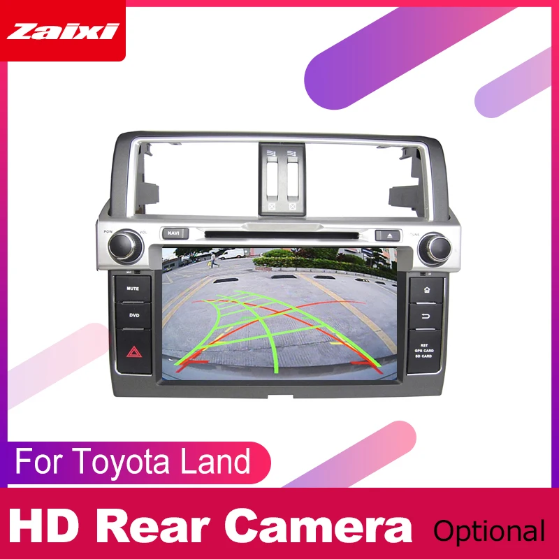 ZaiXi For Toyota Land Cruiser Prado 150~ Car Android Multimedia System 2 DIN Auto DVD Player GPS Navi Navigation Radio