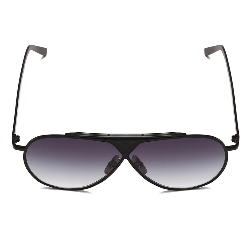 2019 Brand Designer Men Oversized Pilot Sunglasses One Piece High Quality Goggles for Women Metal Frame Driving UV400