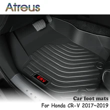 Atreus 1 комплект ТПЭ автомобильный коврик для ног для Honda CR-V crv автомобильный Стайлинг багажника аксессуары водонепроницаемый ковер