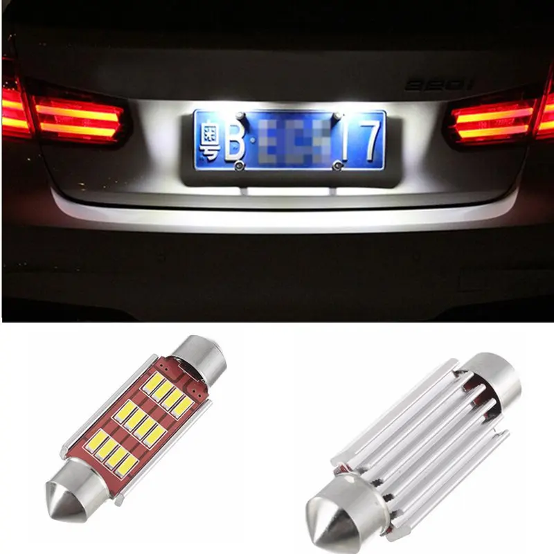 Светодиодные лампы CANBUS 36 мм C5W 4014SMD для внутреннего освещения Освещение номерного