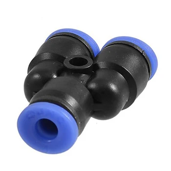

KSOL 5 Pcs Pneumatic 4mm to 4mm Y Shaped Quick Fittings