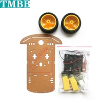 Умный автомобиль шасси Гоночная машина робот шасси автомобиля с кодовым колесом/скорость/отправить батарейный блок